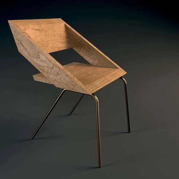 Metac Chair Good Interior Presentations — Stock Photo, Image