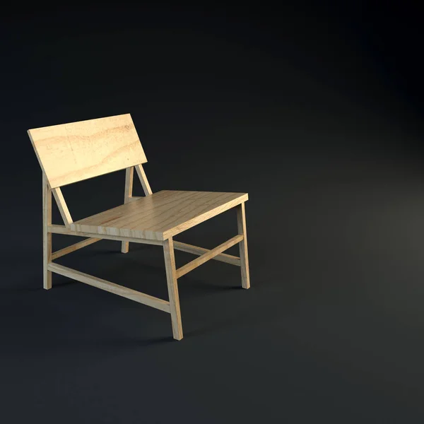 ネイサン若い椅子 インテリアのプレゼンテーションをデザイン — ストック写真