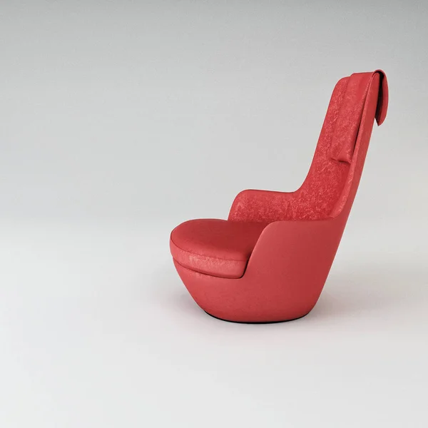 Witam Kolei Krzesło Tle Szaro Dobre Krzesło Prezentacji — Zdjęcie stockowe