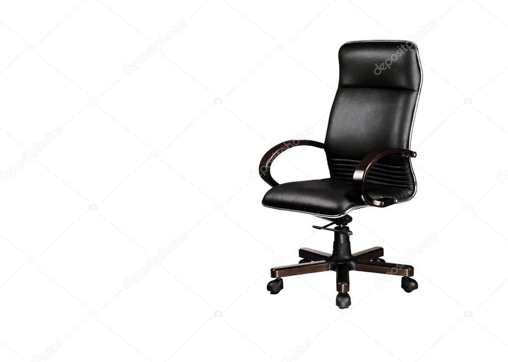  black chair  / furniture presentation