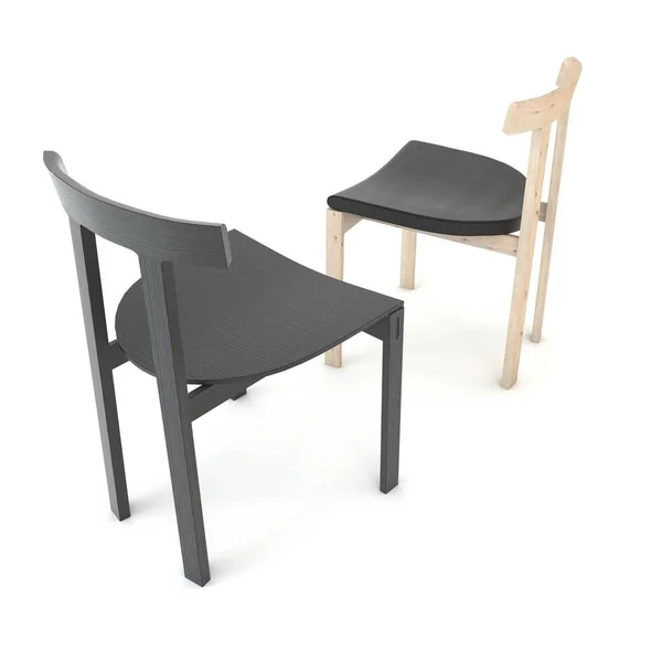 Torii Chair Isolated White Good Presentations Interiror — Stock Photo, Image
