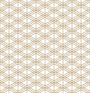 Japon marangoz stili Kumiko Zaiku 'dan esinlenilmiş kusursuz geometrik desen.