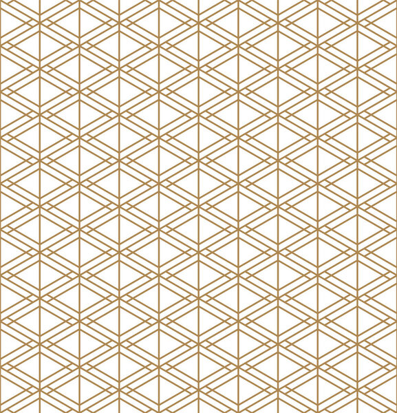 Seamless geometric pattern inspired by Japanese woodworking style Kumiko zaiku.