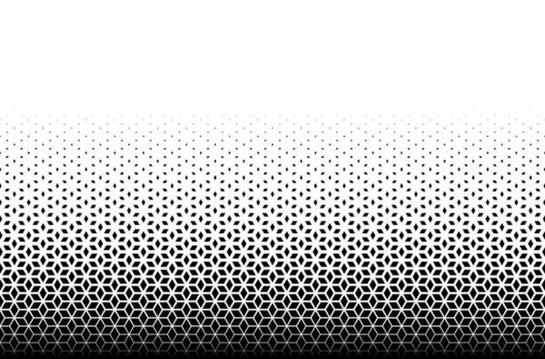 Geometrisches Muster schwarzer Diamanten auf weißem Hintergrund. — Stockvektor