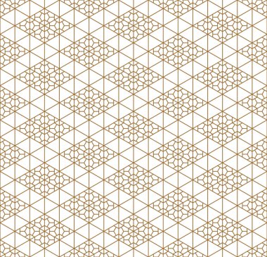 Kesintisiz geometrik model Japon süs Kumiko tabanlı .