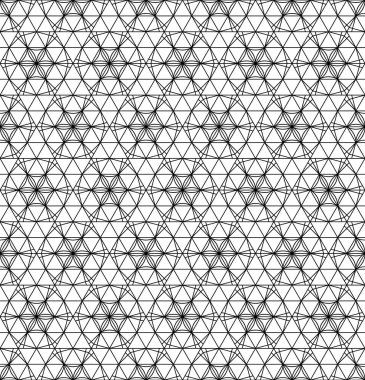 Seamless modeli Japon süs Kumiko dayalı