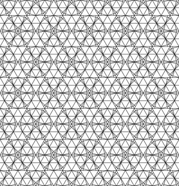 Seamless modeli Japon süs Kumiko dayalı