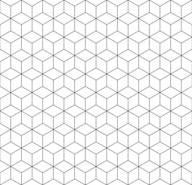 Dikişsiz geometrik desen . Siyah beyaz renk.