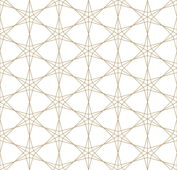 Бесшовный геометрический узор на основе японского орнамента Кумико . — стоковый вектор