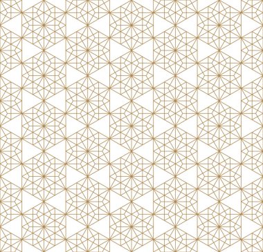 Kesintisiz geometrik model Japon süs Kumiko tabanlı.