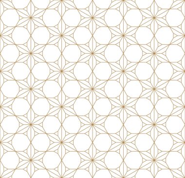 Kesintisiz geometrik model Japon süs Kumiko tabanlı.
