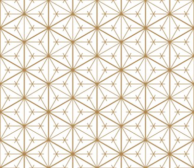 Kusursuz Japon desenli Shoji Kumiko altın. Elmas ızgarası..