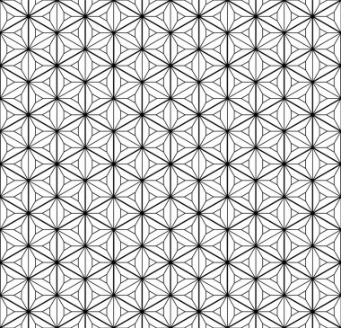 Kusursuz Japon desenli Shoji Kumiko siyah çizgiler içinde. Elmas ızgarası..