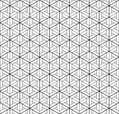 Kusursuz Japon desenli Shoji Kumiko siyah çizgiler içinde. Elmas ızgarası..