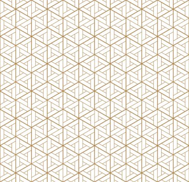 Kusursuz Japon desenli Shoji Kumiko altın. Elmas ızgarası..