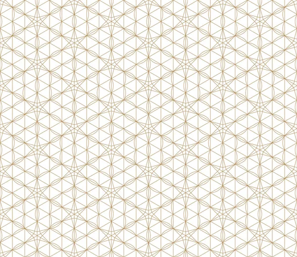 Seamless Pattern Japanese Shoji Kumiko Template Fabric Textile Wrapping Paper — Stock Vector