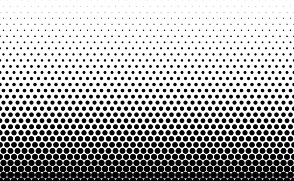 Seamless Halftone Διάνυσμα Φόντο Γεμάτο Μαύρους Κύκλους Ψηφία Ύψος — Διανυσματικό Αρχείο