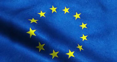 AB bayrağı, euro bayrak, bayrak sallayarak Avrupa Birliği