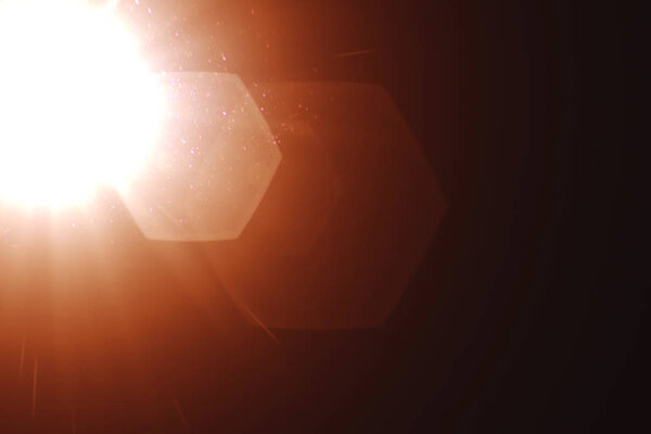 реальные утечки света и блики объектива накладки, прохладный теплый цвет золота оттенок