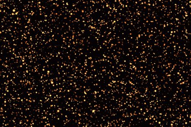 Noel altın Simli arka plan akan, parçacıkları ile altın tatil mutlu yeni yıl