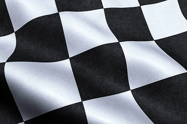 Geruite vlag, einde race achtergrond, Formule 1 — Stockfoto