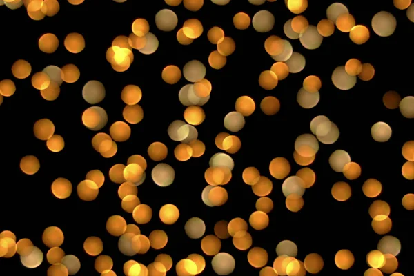 Christmas golden sparkle background with bokeh, gold holiday happy new year — Stock Photo, Image