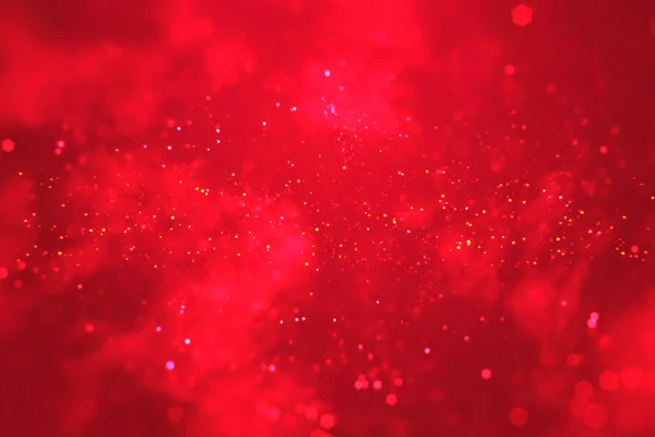 Abstrato natal gradiente vermelho fundo com bokeh, dia dos namorados amor feriado evento festivo — Fotografia de Stock