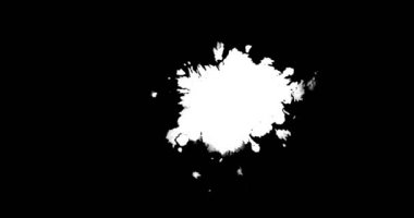 splattering mürekkep ve siyah arka plan üzerine yıkama, sıçramak mürekkep