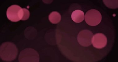 Mor Menekşe soyut kabarcıklar parçacıklar bokeh siyah arka plan, olay Festival mutlu yeni yıl tatili 