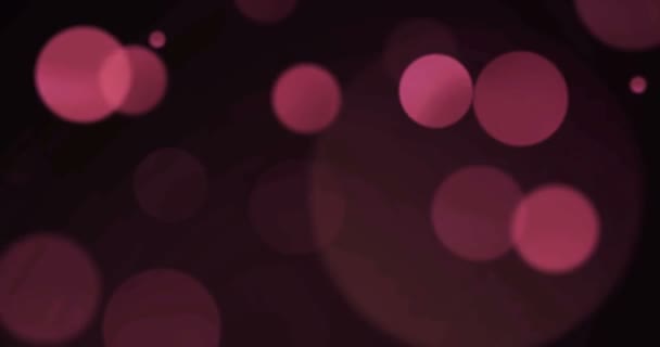 violet violet bulles abstraites particules bokeh sur fond noir, événement festif bonne année vacances  