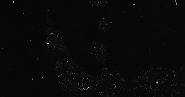 fond noir et blanc scintillement réaliste, signal TV analogique vintage avec mauvaise interférence, fond sonore statique, recouvrement prêt 