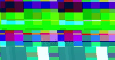 soyut gerçekçi ekran aksaklık titreşen, vintage analog Tv sinyali ile kötü müdahale, statik gürültü arka plan