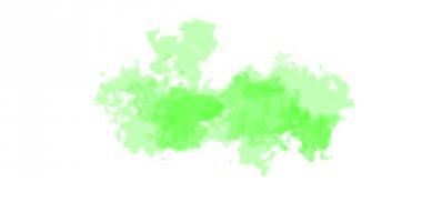 beyaz zemin üzerine suluboya sıçrama sıçrama etkisi ve chroma anahtar yeşil boya