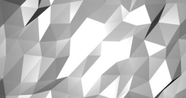 soyut dijital geometrik şekil beyaz arka plan