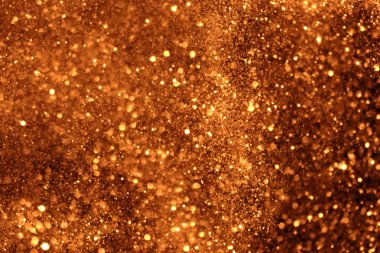 Noel altın pırıltılı glitter arka plan ile bokeh, altın tatil mutlu yeni yıl