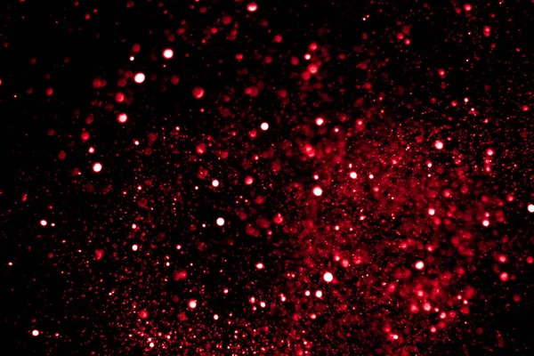 Abstrato vermelho brilho brilho fundo com bokeh, feriado vermelho dia dos namorados evento, amor — Fotografia de Stock