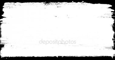 soyut boya fırça konturu siyah beyaz geçiş arka plan, boya sıçrama animasyon 