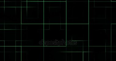 Dijital dikey ve yatay elektrik yeşil çizgiler arka plan