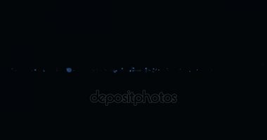 soyut kozmik patlama shockwave mavi bokeh siyah arka plan, parçacıkların hareketi