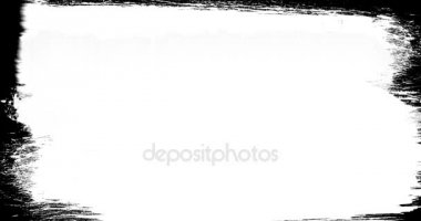 soyut boya fırça konturu siyah beyaz geçiş arka plan, boya sıçrama animasyon