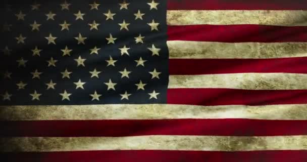 closeup of grunge American USA flag, united states of america, national patriotic 