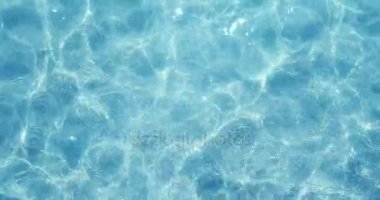 üst kısmındaki mavi tropikal Karayipler deniz doku etkisi geçmişi, dalga okyanus hareketi sorunsuz döngü hazır olan görünümü