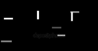 Vintage siyah ekran arka planı gibi hareket soyut siyah beyaz çizgiler ile kötü müdahale, vintage analog Tv sinyali yerleşimi hazır