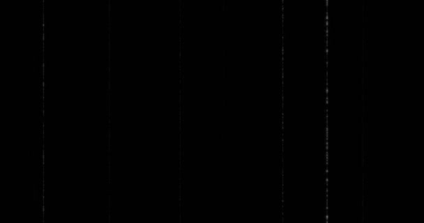 Старый Фильм Гранж Черном Фоне Реалистичное Мерцание Аналоговый Винтажный Телевизионный — стоковое видео