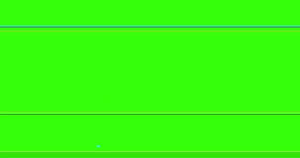 Abstracte Multi Kleur Realistische Scherm Glitch Flikkeren Analoge Vintage Signaal — Stockvideo