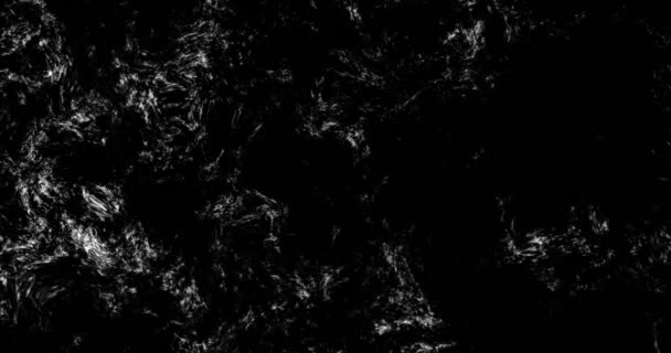 Abstraktní Černá Lesklá Textura Vlna Materiál Pohyb Pozadí Bezešvé Smyčka — Stock video