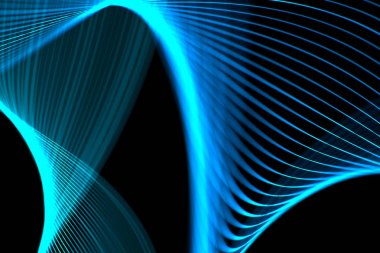 soyut 3d işleme çerçeve dijital glitter sparks mavi parçacık