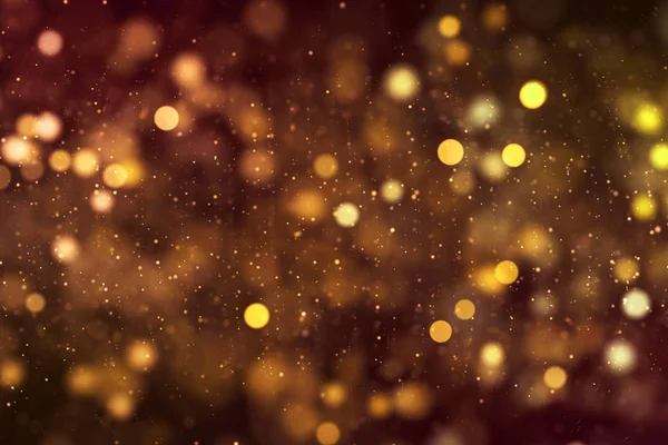 Altın parçacıkları bokeh akan Noel dijital glitter kıvılcım — Stok fotoğraf