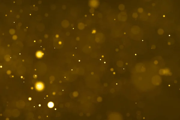 Weihnachten digitaler Glitzerfunken Goldpartikel Bokeh fließt — Stockfoto