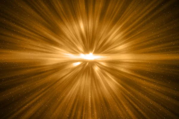 3D rendering, abstract cosmic explosion shockwave warm gold ener